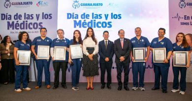 Reconoce Gobernadora labor de las y los médicos de Guanajuato.